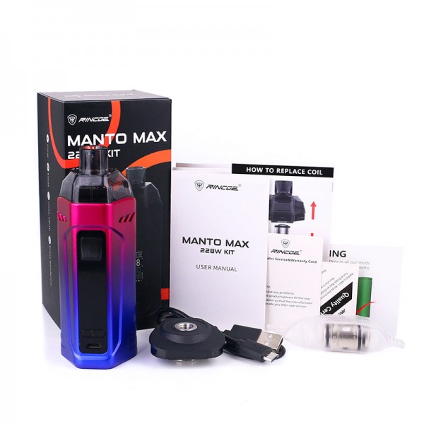 Rincoe Manto Max 228W AIO Mod Pod Kit