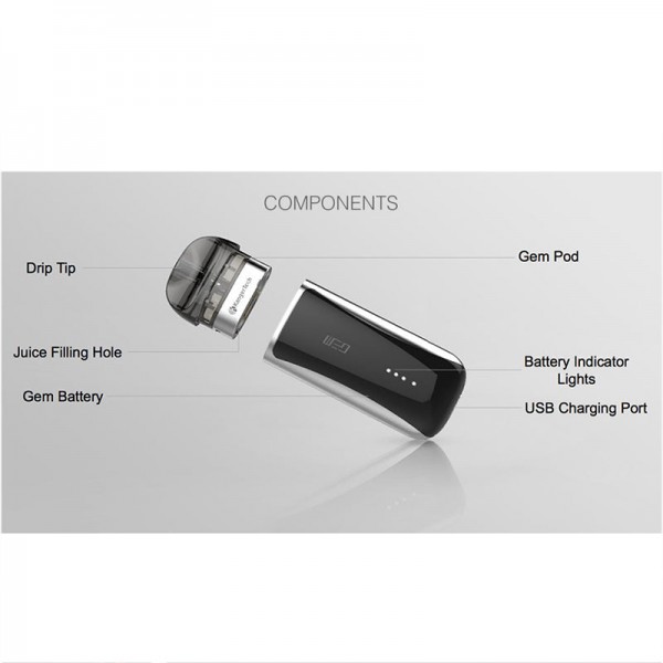 Kangertech GEM Pod System Kit 500mAh