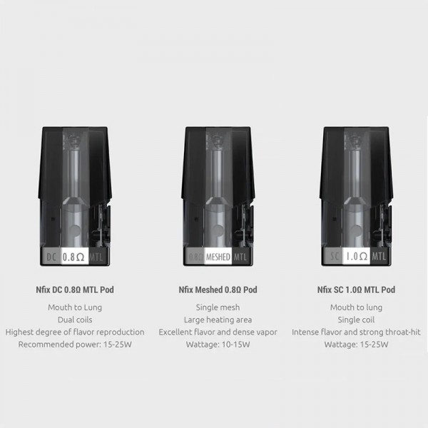 SMOK Nfix Replacement Pods 3pcs